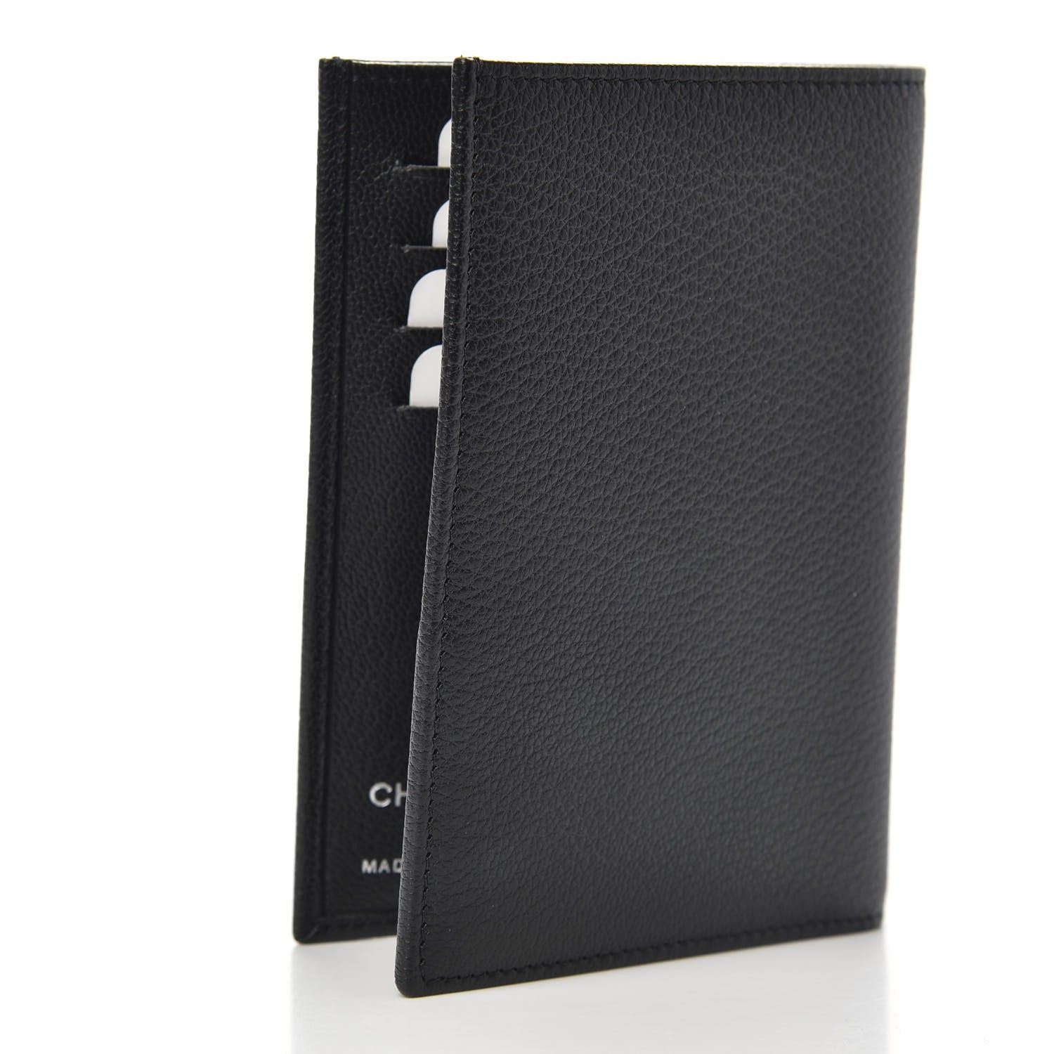 Chanel Goatskin Passport Holder Black 3 of 8