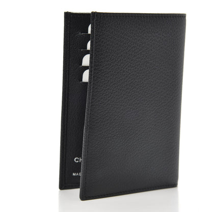 Chanel Goatskin Passport Holder Black 3 of 8