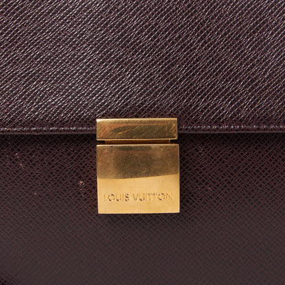 Louis Vuitton Taiga Selenga Pochette Acajou 6 of 8