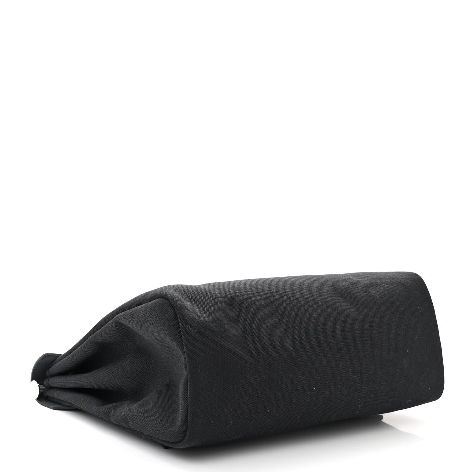 Hermes Military Toile Vache Hunter Herbag Messenger 39 Black 5 of 11