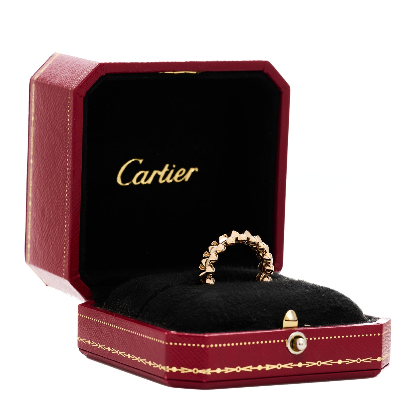 18K Pink Gold MM Clash De Cartier Ring 52 6
