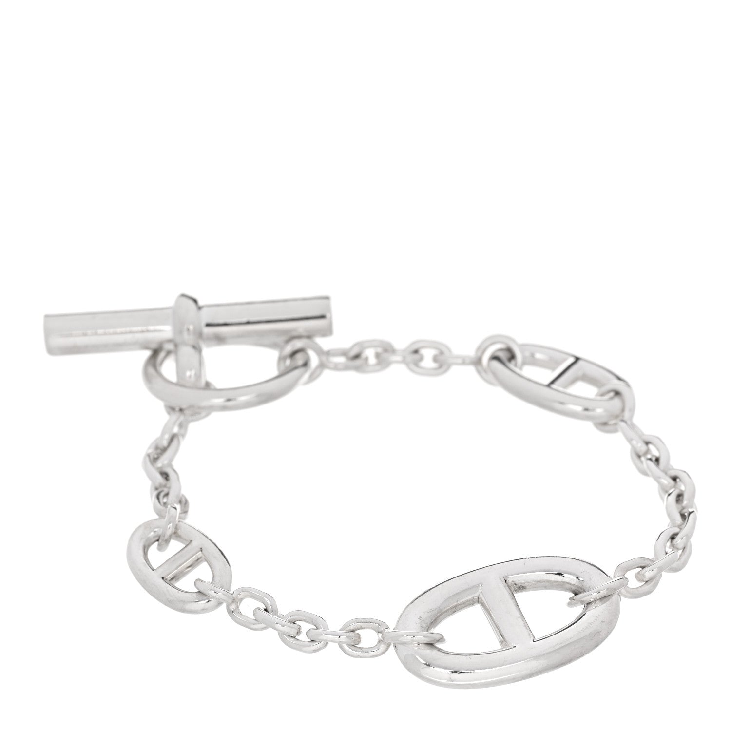 Hermes Sterling Silver Farandole Bracelet SH 1 of 3