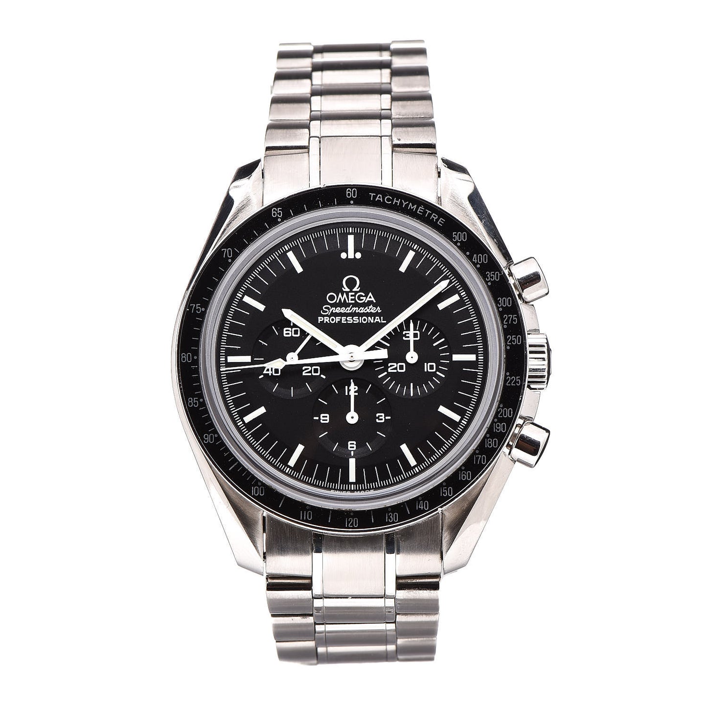 Stainless Steel 42mm Speedmaster Moonwatch Professional Chronograph Manual Winding Watch Black 3573.50.00