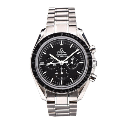 Omega Stainless Steel 42mm Speedmaster Moonwatch Professional Chronograph Manual Winding Watch Black 3573.50.00 1 of 8