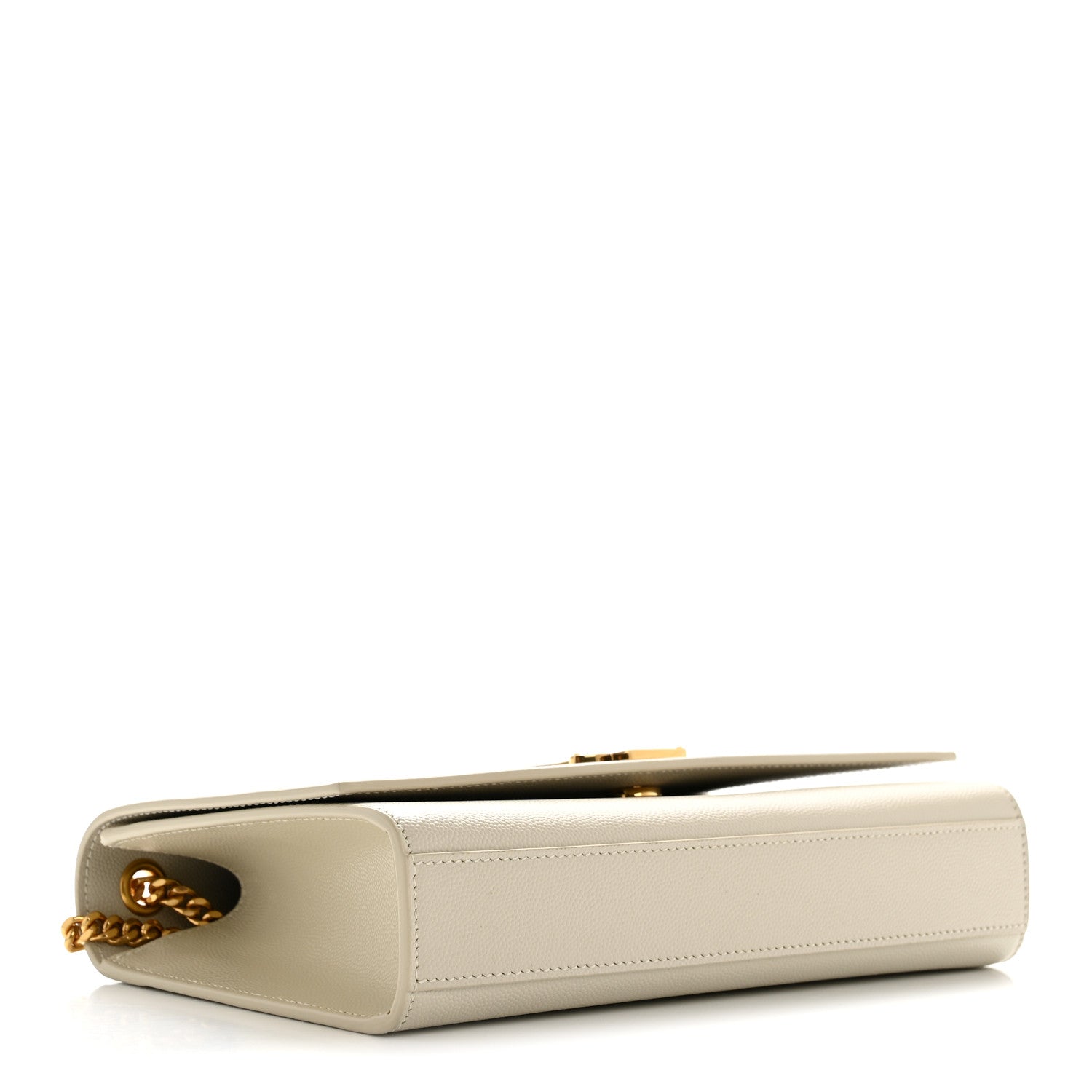 Saint Laurent Grain De Poudre Medium Classic Monogram Kate Satchel Crema Soft 4 of 12