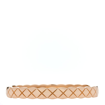Chanel 18K Yellow Gold Coco Crush Bangle Bracelet XS 2 of 4