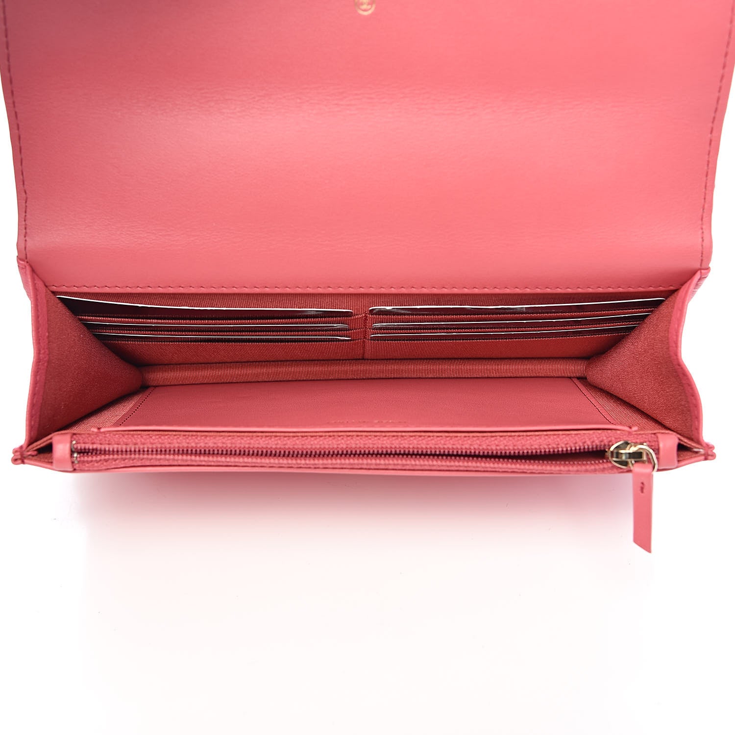 Chanel Lambskin Quilted 19 Wallet On Chain WOC Pink 5 of 13