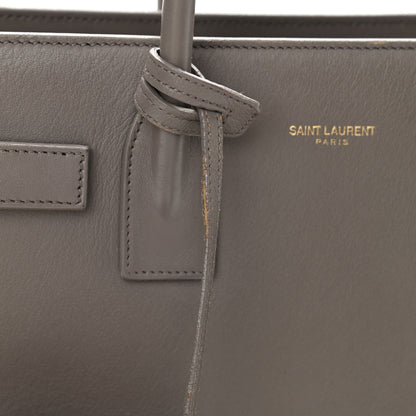Saint Laurent Calfskin Baby Sac de Jour Fog 11 of 13