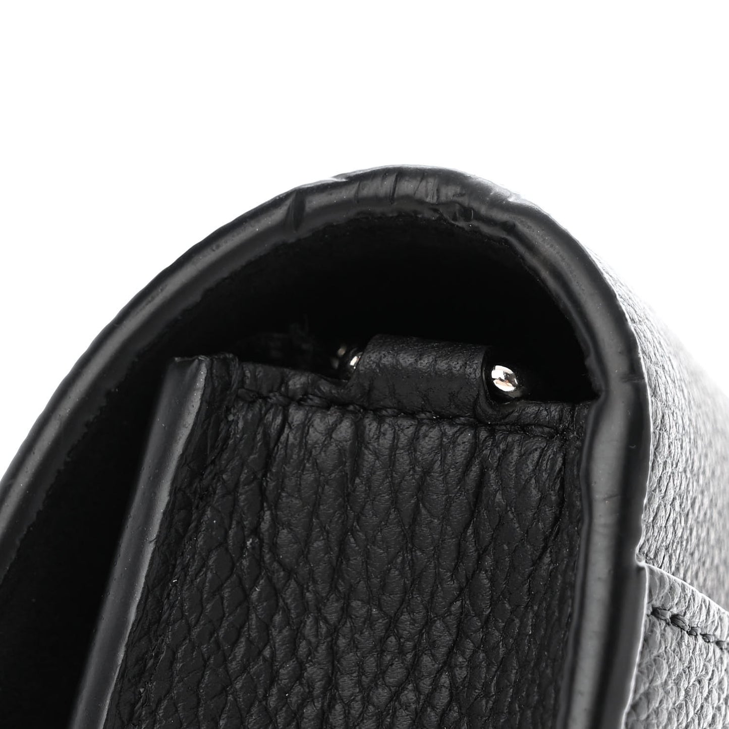 Soft Calfskin My Lockme Chain Pochette Black