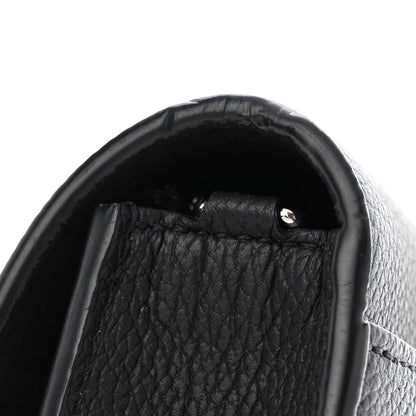 Louis Vuitton Soft Calfskin My Lockme Chain Pochette Black 8 of 13