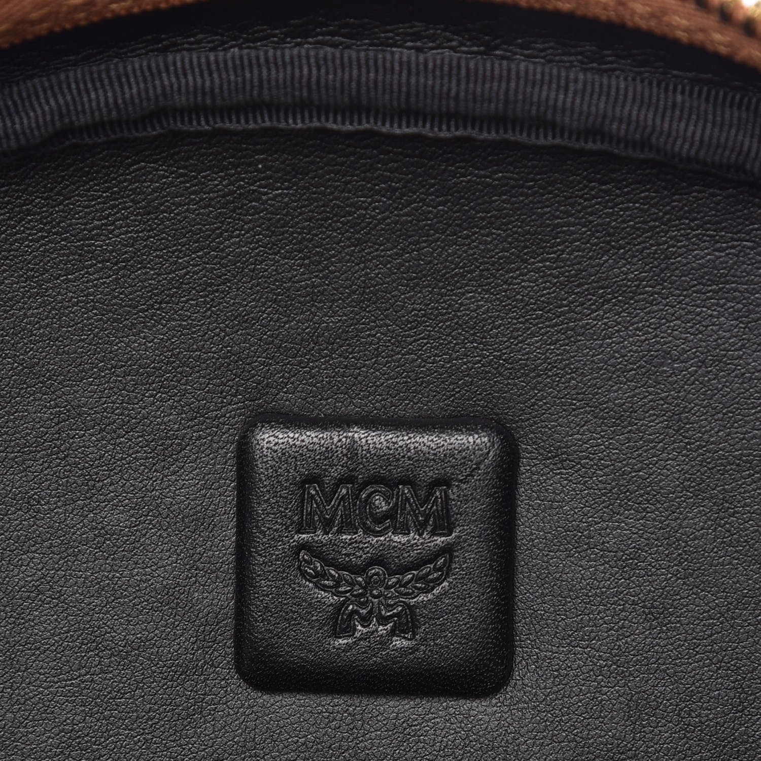 MCM Visetos Medium Stark Backpack Cognac 7 of 17
