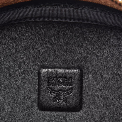 MCM Visetos Medium Stark Backpack Cognac 7 of 17