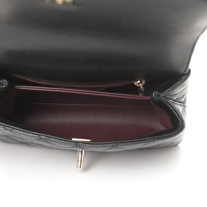 Chanel Caviar Quilted Mini Coco Handle Flap Black 5 of 11