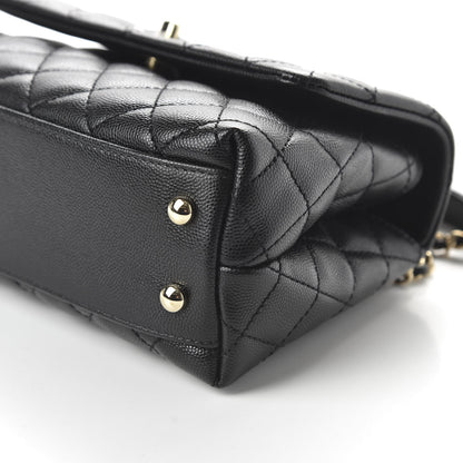 Chanel Caviar Quilted Mini Coco Handle Flap Black 7 of 11