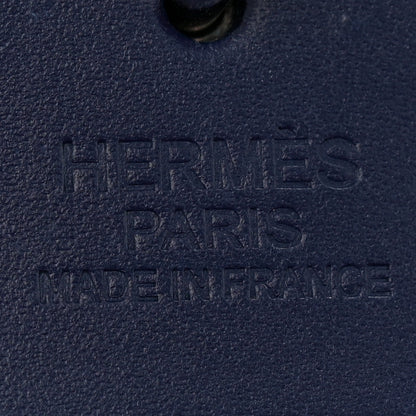 Hermes Military Toile Vache Hunter Herbag Zip 31 PM Rouge Grenat Bleu Saphir 7 of 12