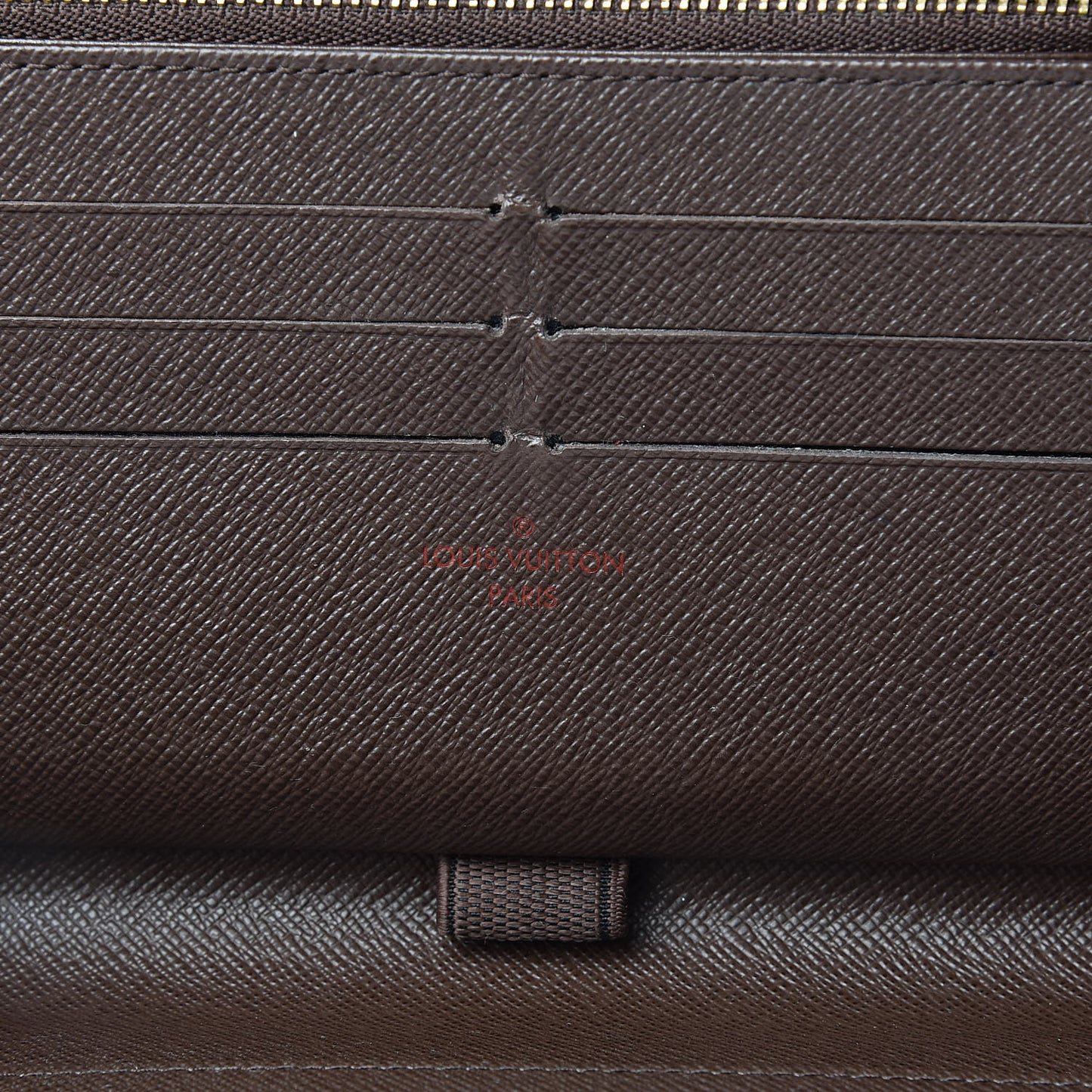 Damier Ebene Zippy Organizer Wallet