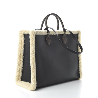 Louis Vuitton Calfskin Monogram Teddy Onthego GM Black 4 of 10