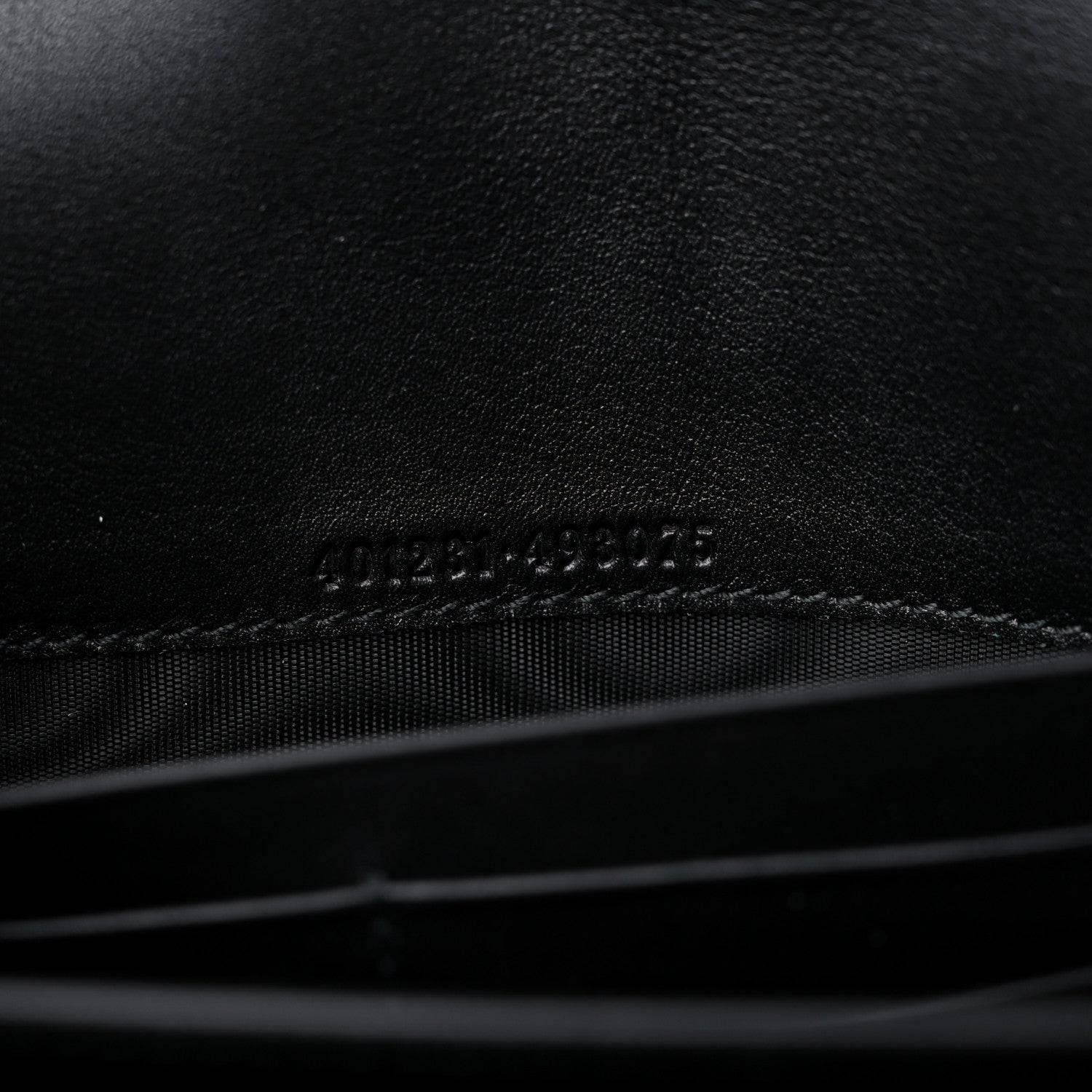 Gucci Velvet GG Monogram Mini Dionysus Chain Wallet Black 7 of 10