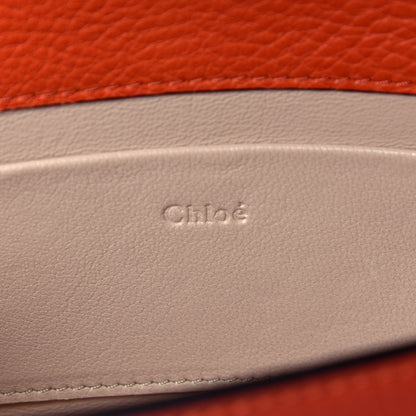 Chloe Calfskin Small Nile Bracelet Minaudiere Bag Sepia Red 6 of 8
