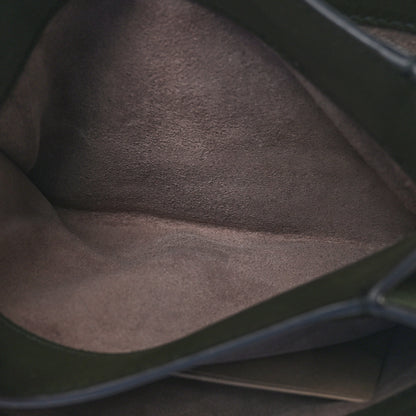 Bottega Veneta Karung Ayers Small Runway Shoulder Bag Dark Green 5 of 10