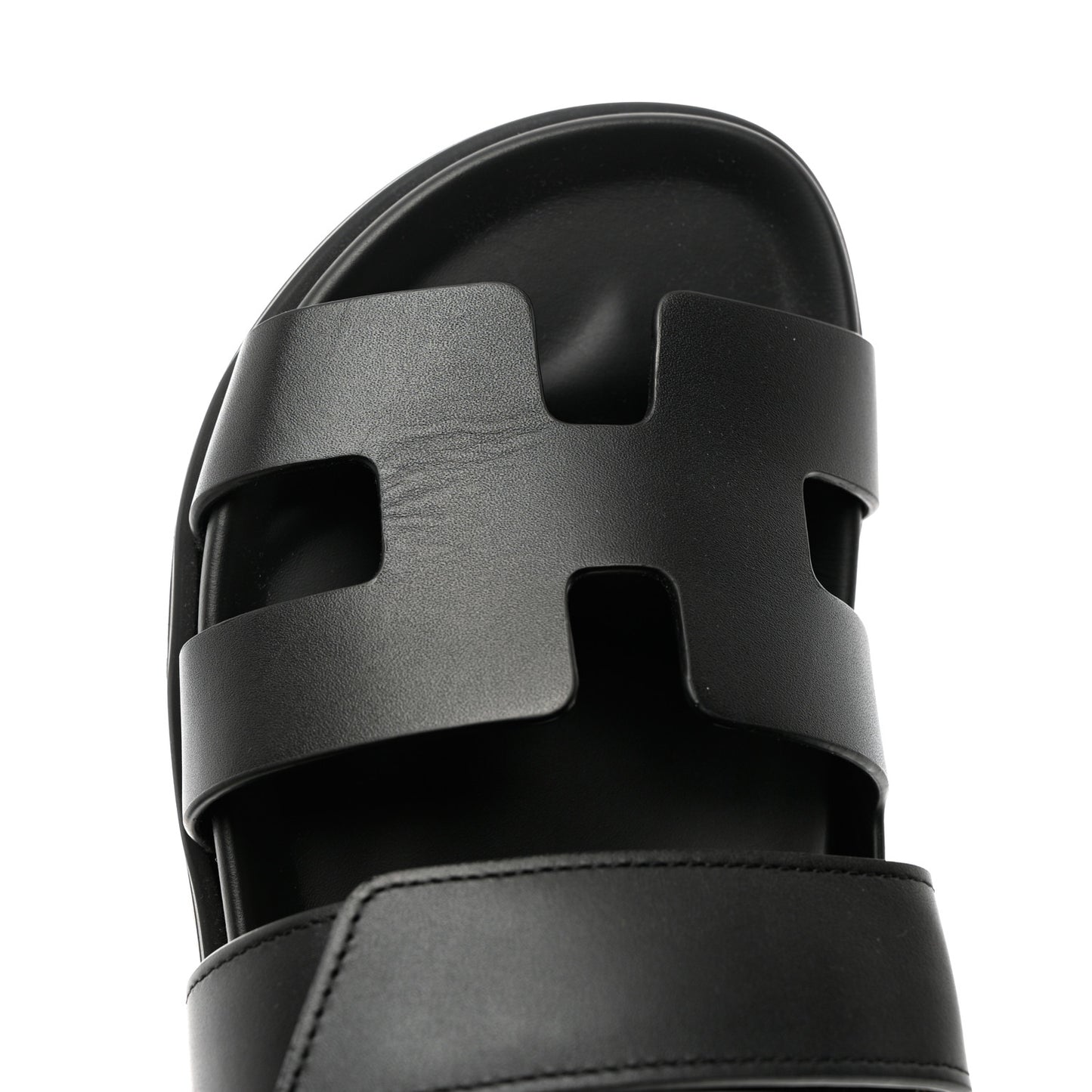 Calfskin Womens Chypre Sandals 35.5 Black