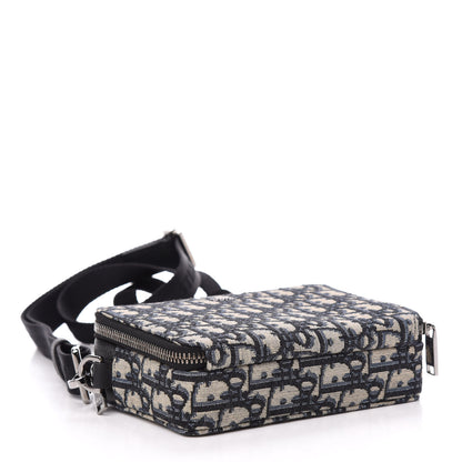 Christian Dior Oblique Pouch Navy Blue 4 of 10