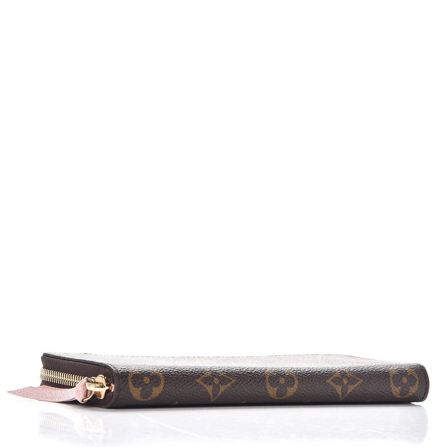 Monogram Clemence Wallet Rose Ballerine