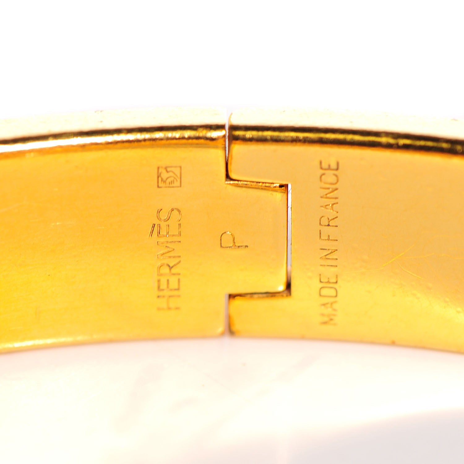 Hermes Enamel Narrow Clic Clac H Bracelet GM Black 4 of 5