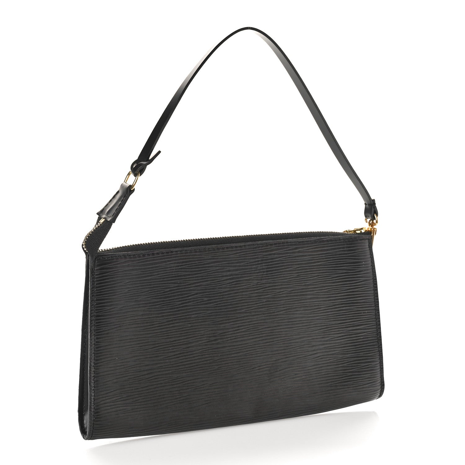 Louis Vuitton Epi Pochette Accessories 24 Black 2 of 8
