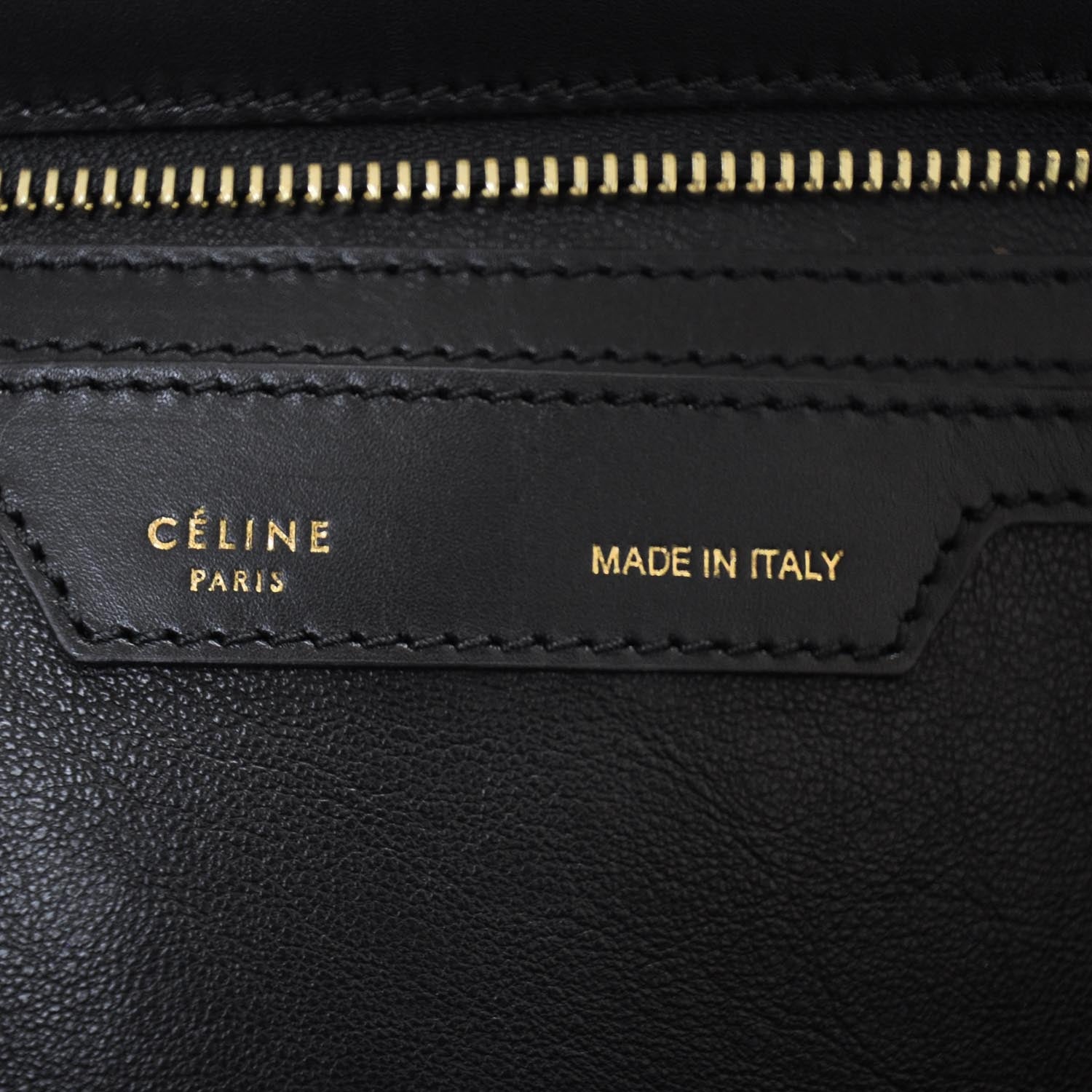 Celine Calfskin and Suede Trapeze Tri-Color 7 of 8