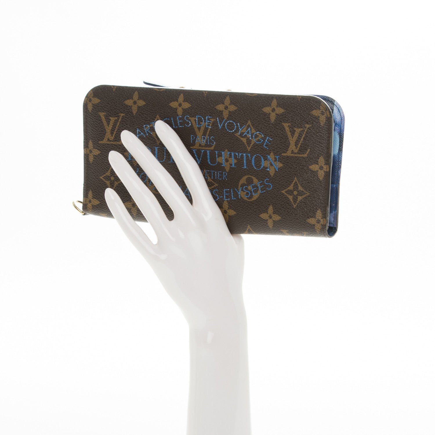 Louis Vuitton Monogram Articles de Voyage Ikat Insolite Wallet Grand Blue 2 of 6