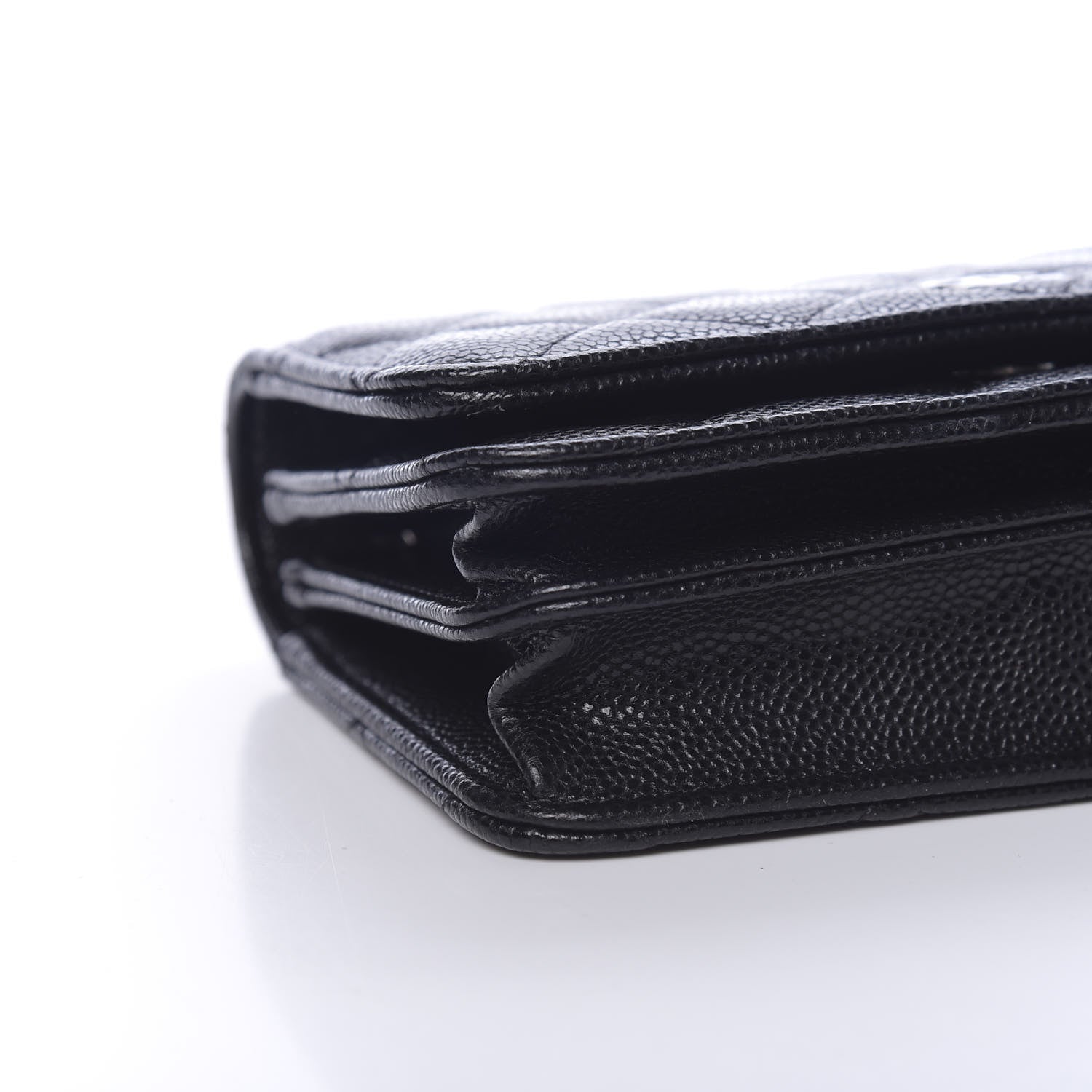 Chanel Caviar Quilted Mini Wallet On Chain WOC Black 5 of 10