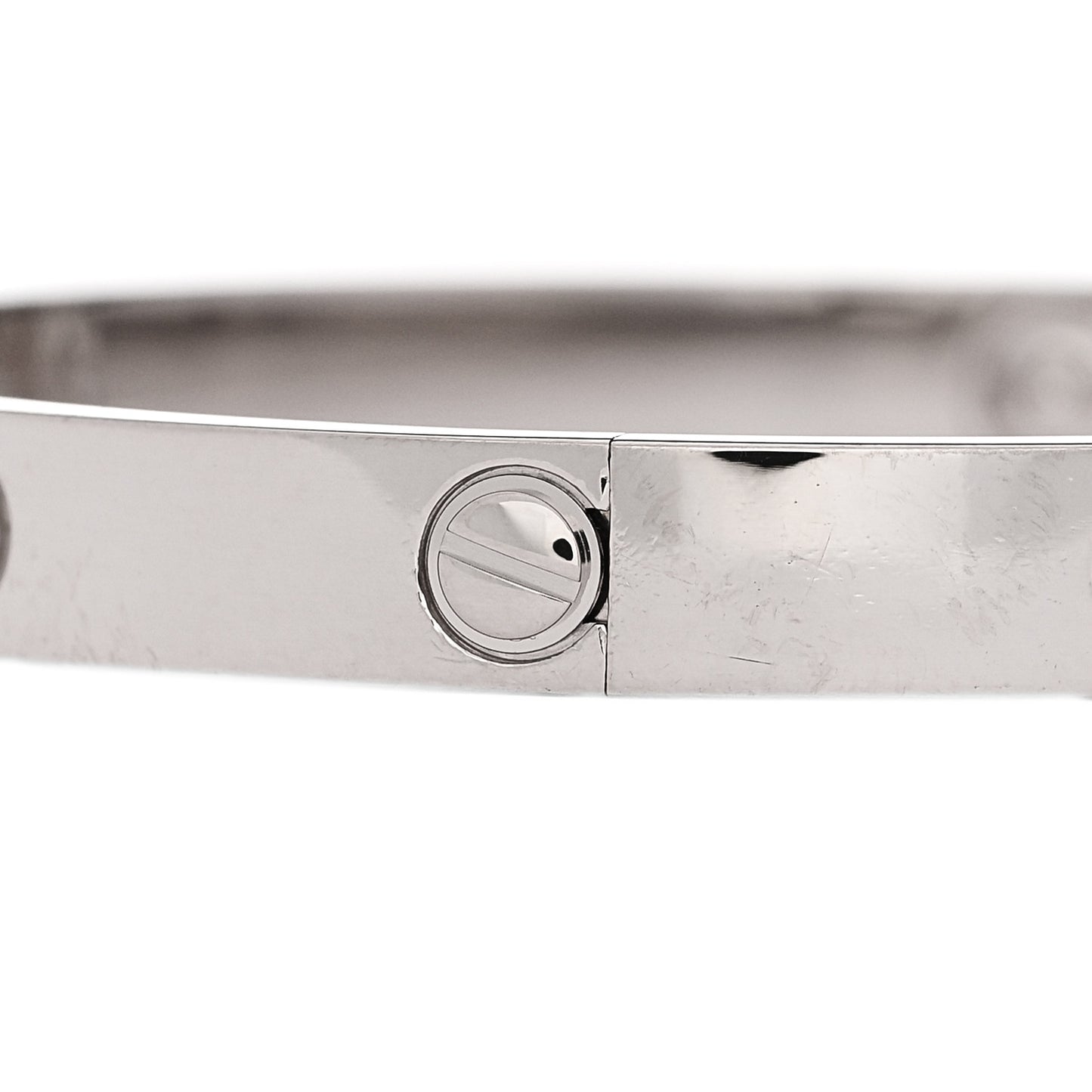 18K White Gold LOVE Bracelet 18