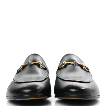 Gucci Calfskin Womens Jordaan Loafers 39.5 Black 2 of 8