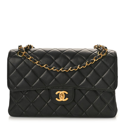 Chanel Lambskin Quilted Medium Double Sided Flap Black 1 of 10