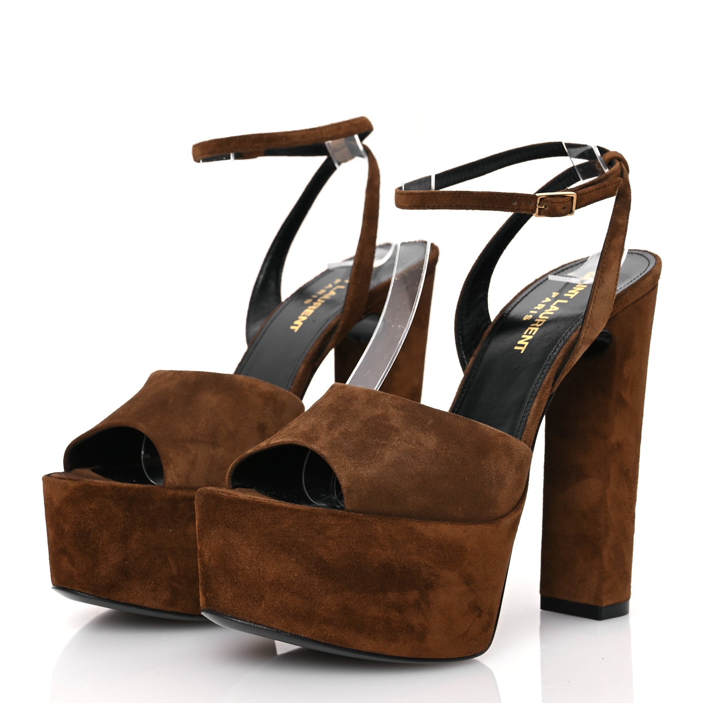 Suede Jodie 95 Tanouk Platform Sandals 36.5 Land