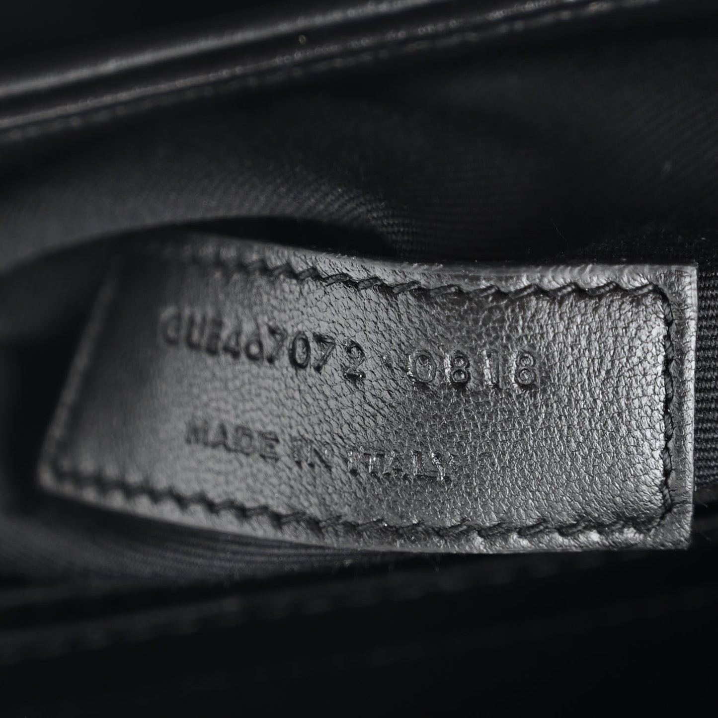 Calfskin Y Quilted Monogram Toy Loulou Crossbody Bag Black