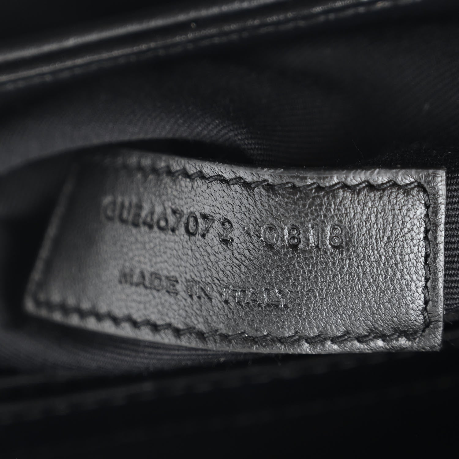 Saint Laurent Calfskin Y Quilted Monogram Toy Loulou Crossbody Bag Black 8 of 14