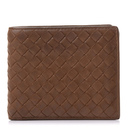 Bottega Veneta Nappa Intrecciato Bi-Fold Wallet Noce 1 of 18