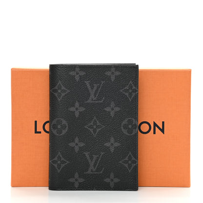Louis Vuitton Monogram Eclipse Passport Cover 7 of 7