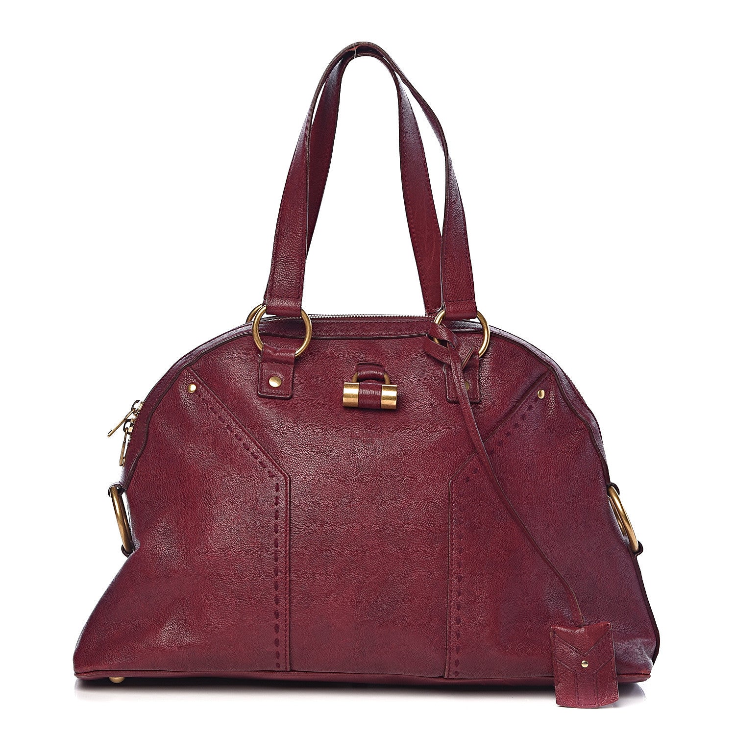 Saint Laurent Calfskin Large Muse Magenta 1 of 15