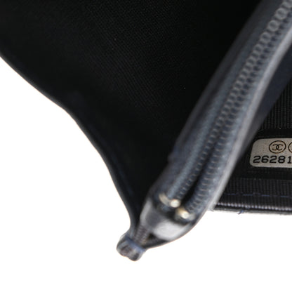 Chanel Aged Calfskin Quilted Reissue Wallet On Chain WOC Navy 8 of 12