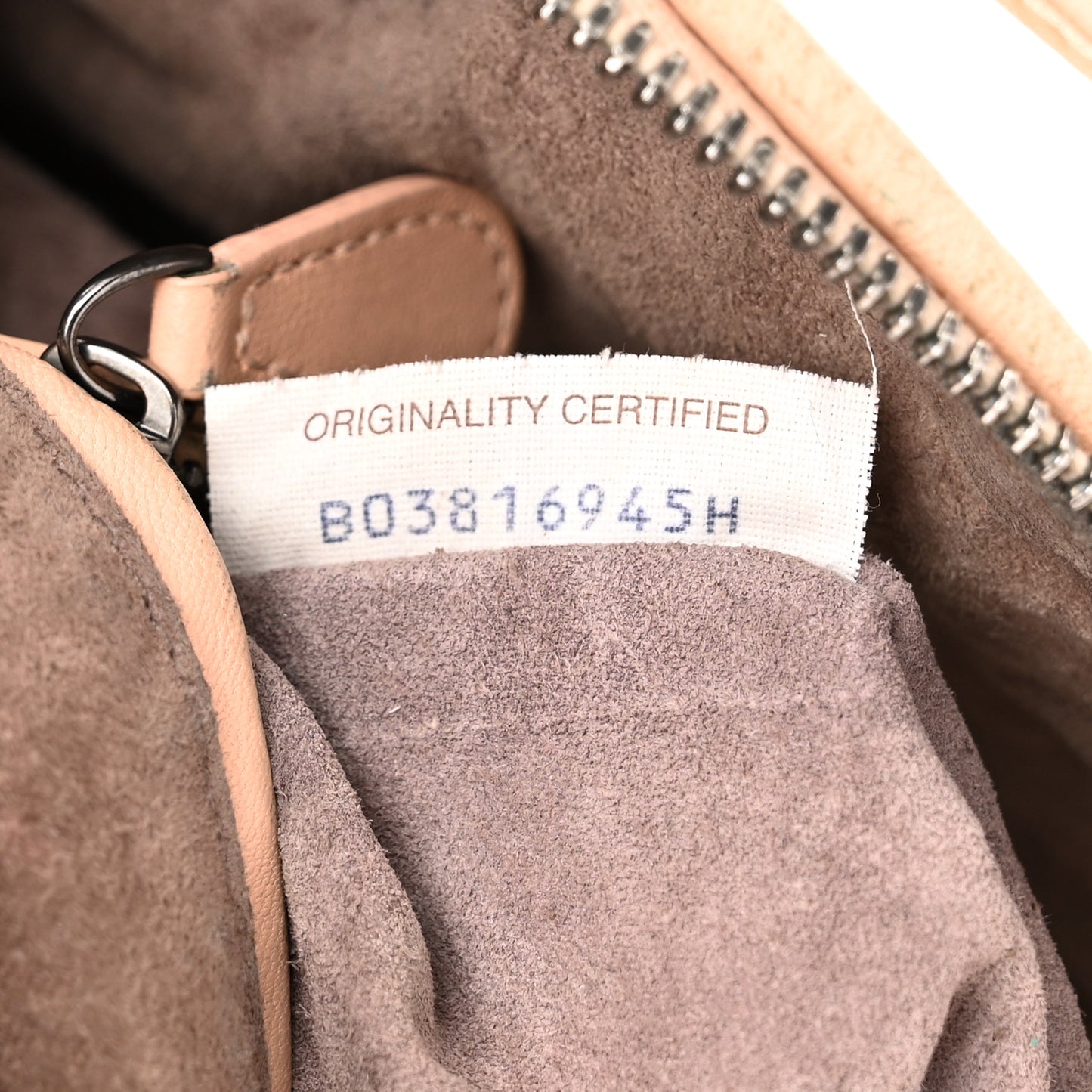 Nappa Intrecciato Nodini Crossbody Messenger Nude