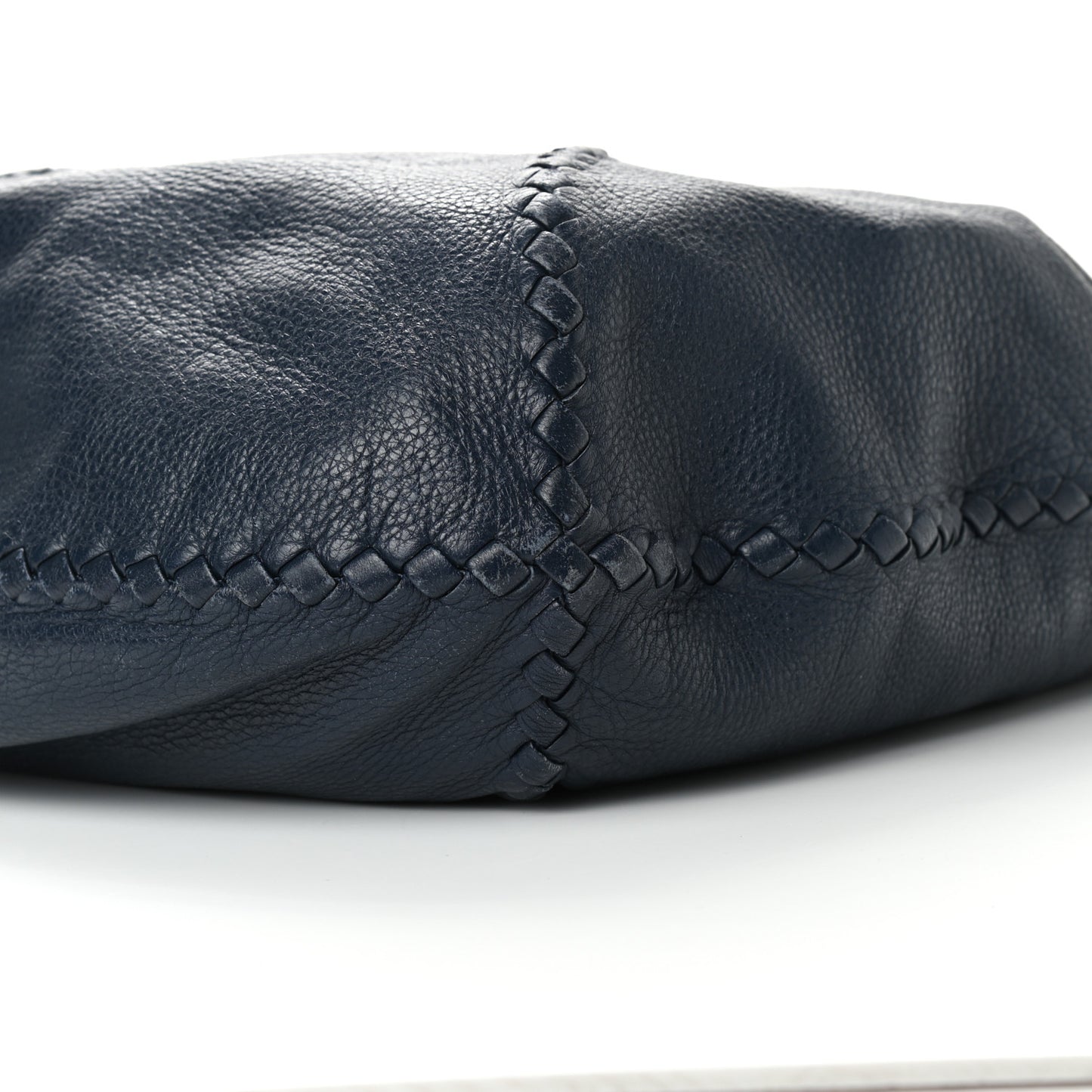 Cervo Deerskin Large Hobo China Blue