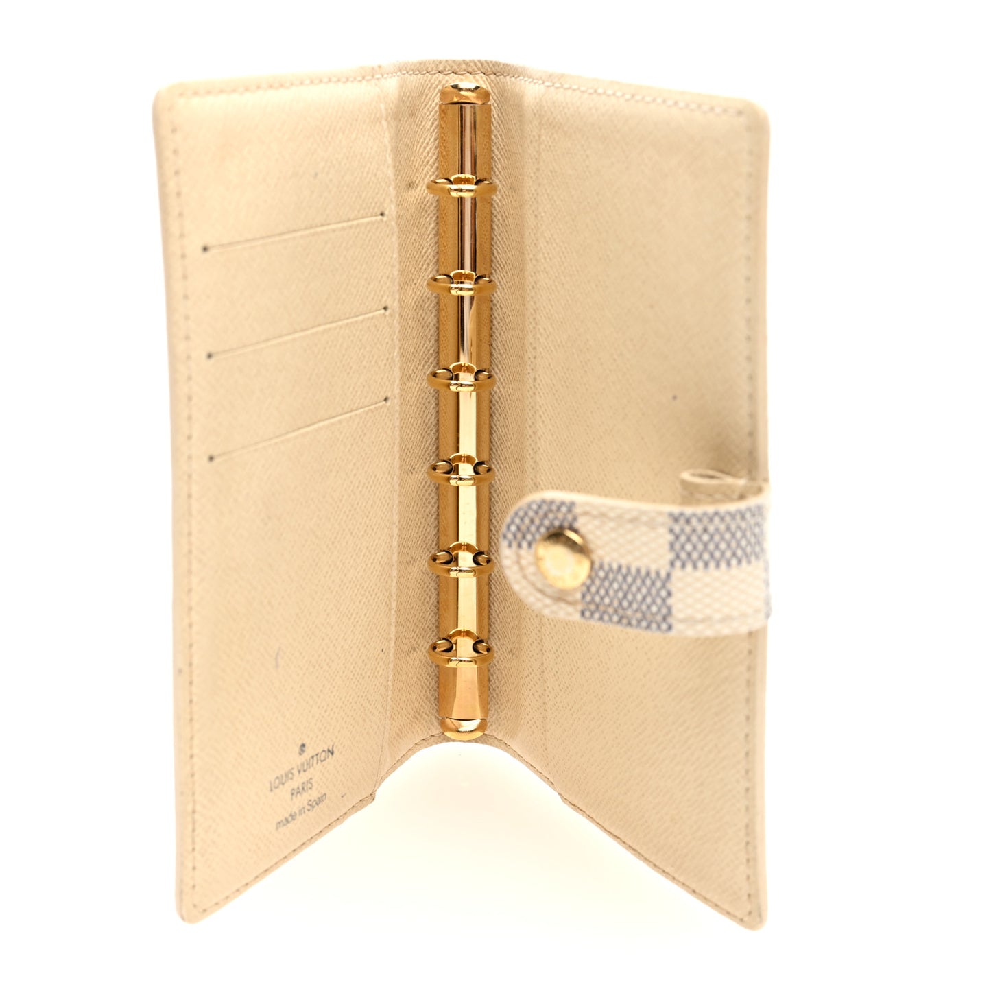 Damier Azur Small Ring Agenda Cover
