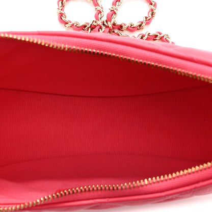 Chanel Lambskin Quilted Small Hobo Bag Pink 5 of 10