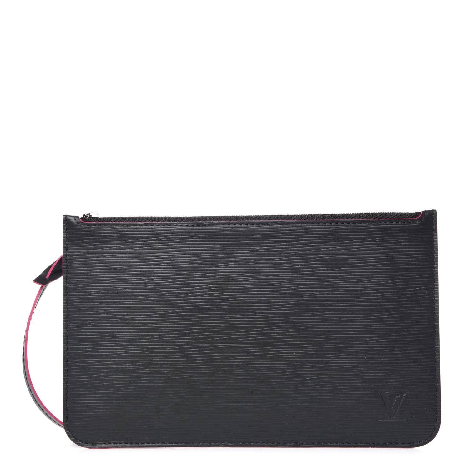 Louis Vuitton Epi Neverfull Pochette MM GM Black Hot Pink 1 of 7