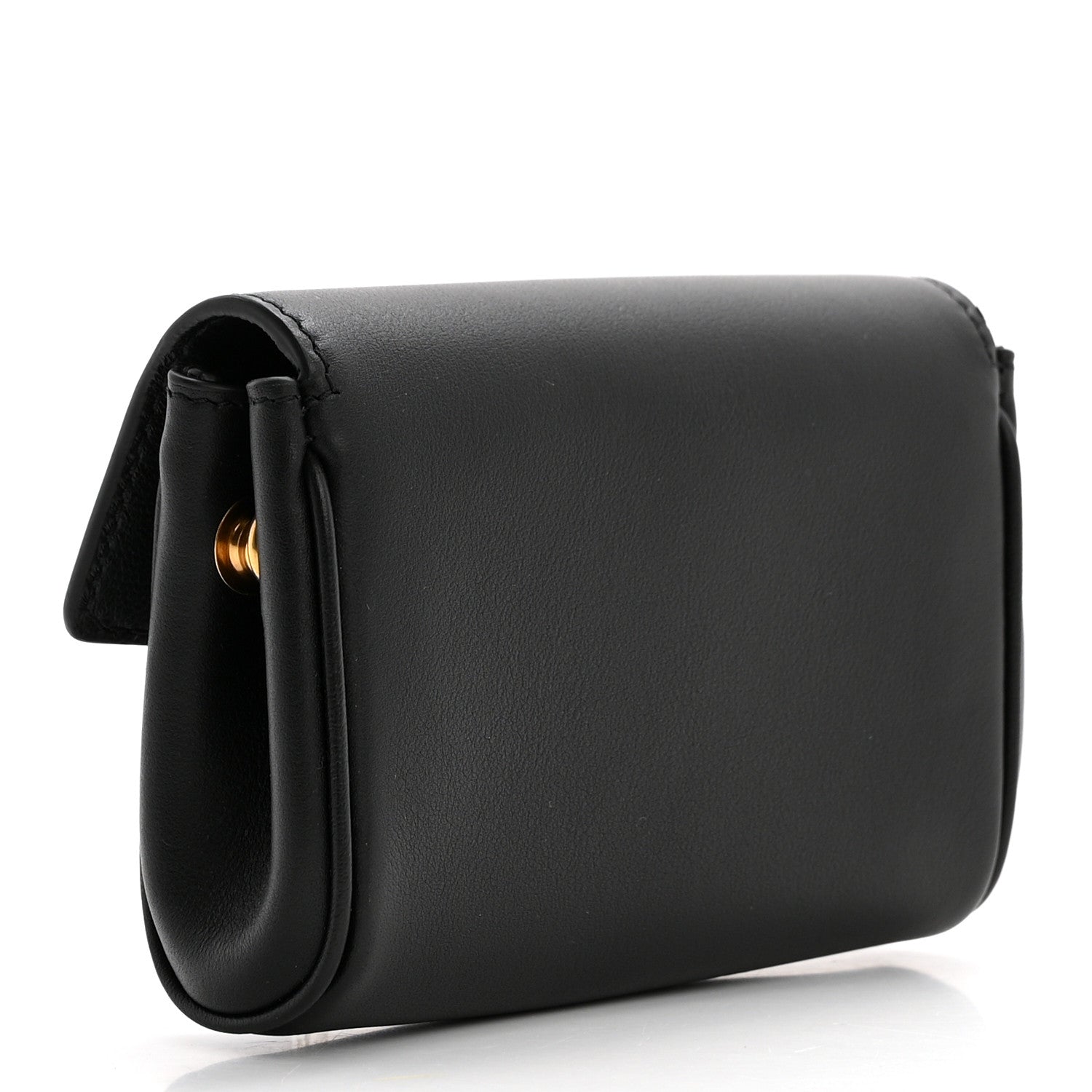 Balenciaga Natural Smooth Calfskin Rodeo Flap Wallet Black 3 of 8