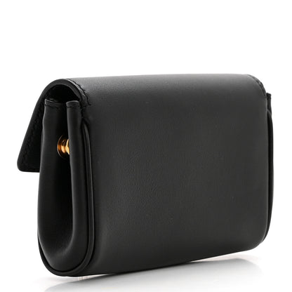 Balenciaga Natural Smooth Calfskin Rodeo Flap Wallet Black 3 of 8