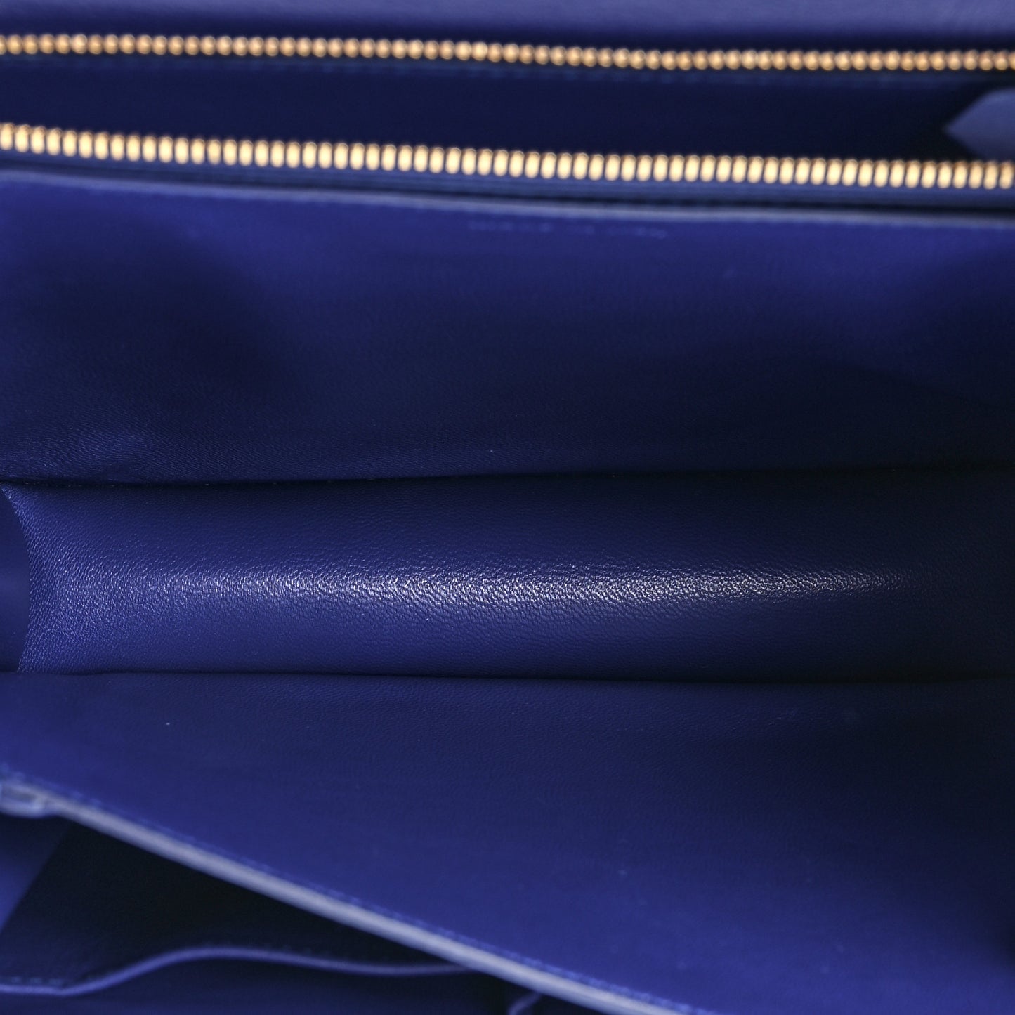 Box Calfskin Medium Classic Box Flap Bag Indigo